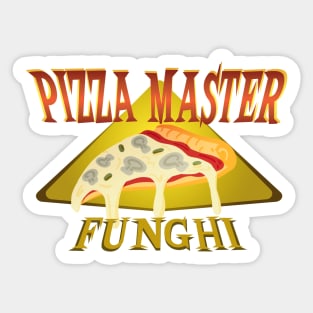 Pizza Master - Funghi Sticker